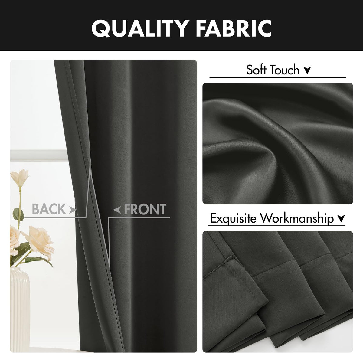 MIULEE four-panel set provides wide coverage and value.