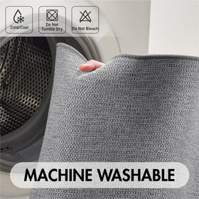 MIULEE grey bath rug pair enhances cohesive, spa-like home decor.