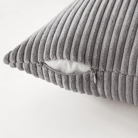 MIULEE grey gradient color note pillow cover 18x18 complements neutral palettes
