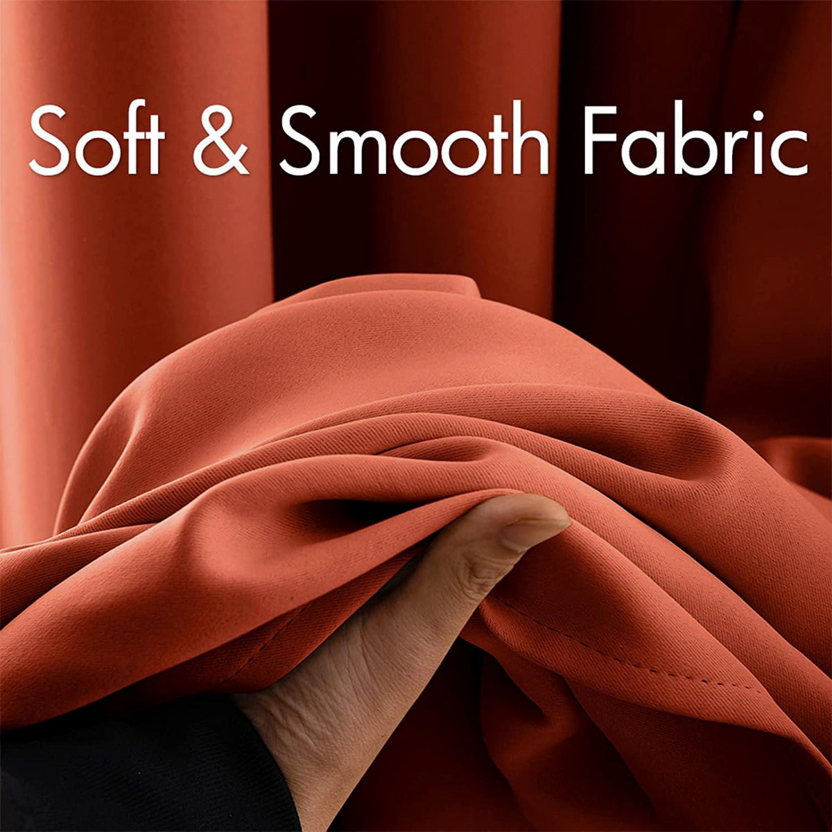 MIULEE grommet-top curtains fit standard rods with durable anti-rust hardware