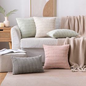 MIULEE hidden zipper edge closeup for seamless pillow covers