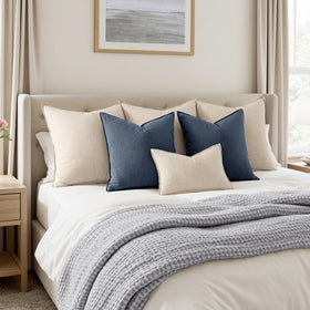MIULEE hidden-zipper linen cover offers clean lines and easy pillow insertion