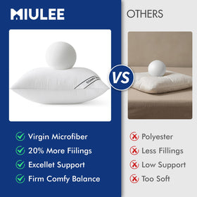 MIULEE insert ready for dryer fluffing to revive loft.