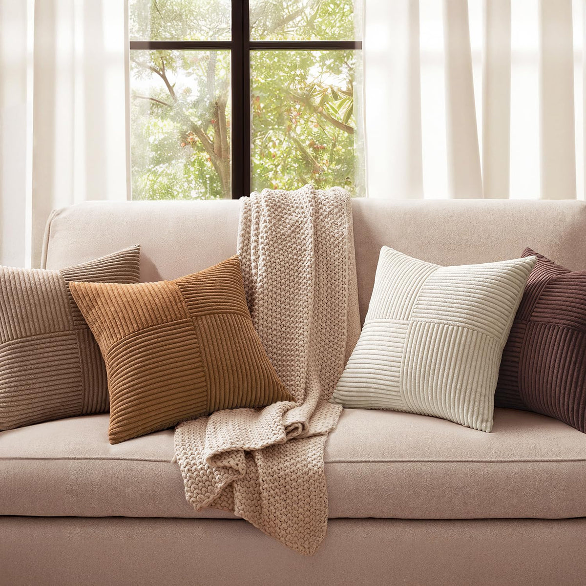 MIULEE invisible zip detail 18x18 creates seamless look and easy removal