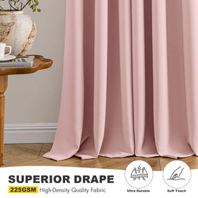 MIULEE light blocking with darker colors ideal for movie nights
