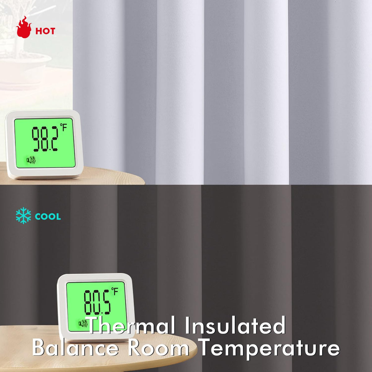 MIULEE light-blocking test in bright room demonstrates glare reduction