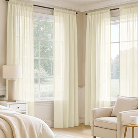 MIULEE rod-pocket detail for easy installation and a clean look