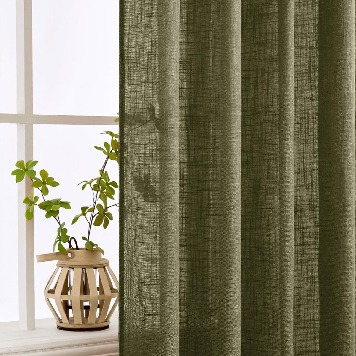 MIULEE curtains machine washable in cold water for easy care and color retention.