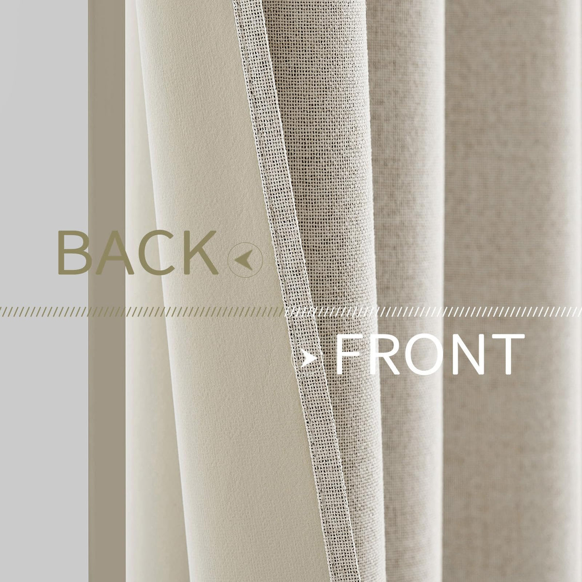 MIULEE curtains on a nightstand setup supporting a restful sleep environment.