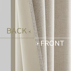 MIULEE curtains on a nightstand setup supporting a restful sleep environment.
