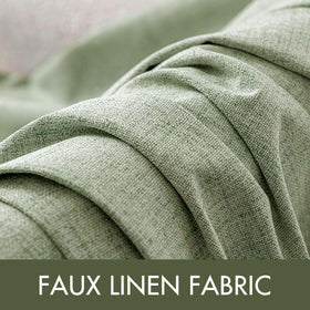 MIULEE linen texture blackout curtains block excess light for daytime rest.
