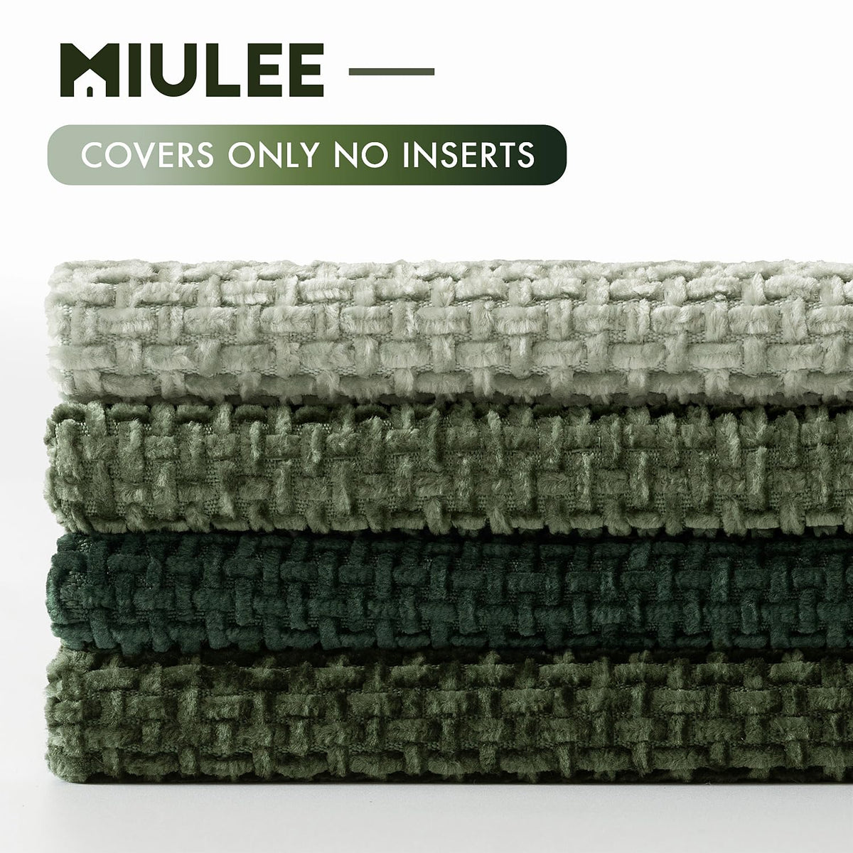 MIULEE soft decorative cover adds cozy accent to sofa, chair, or bed setup