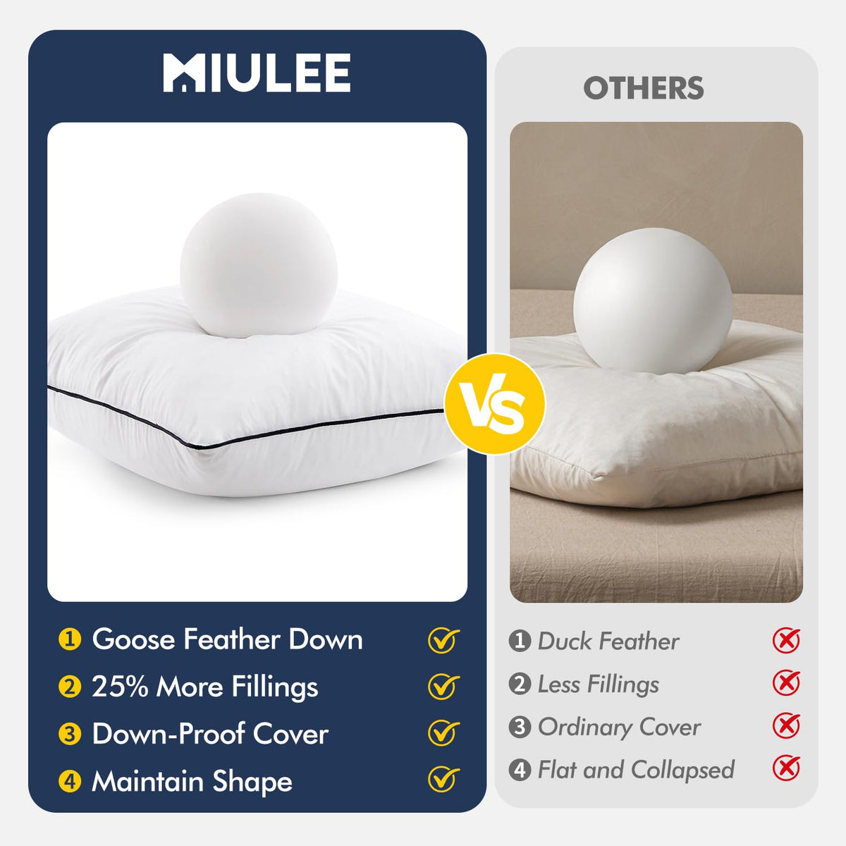 MIULEE living room decor idea with cozy inserts on the sofa