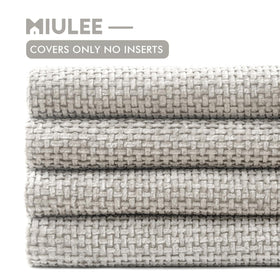 MIULEE living room styling with these covers yields a polished, cozy look