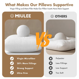 MIULEE lumbar-support versatility for home or office while reading or relaxing.