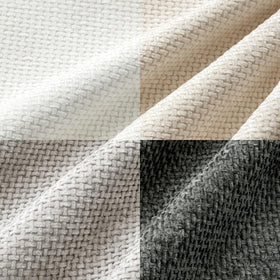 MIULEE four-pack gray chenille pillow covers ideal for coordinated decor