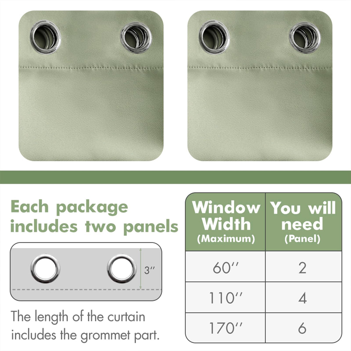 MIULEE machine washable blackout curtains offer easy care.