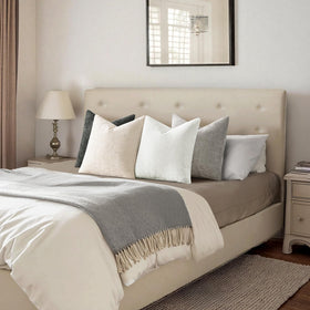 MIULEE 18x18 gray pillow covers enhance neutral decor schemes