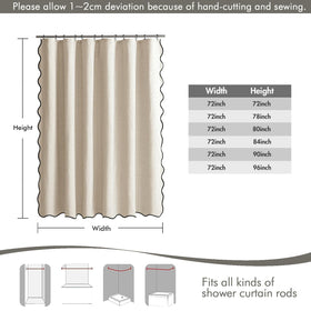 MIULEE machine washable curtain simplifies cleaning without hassle.