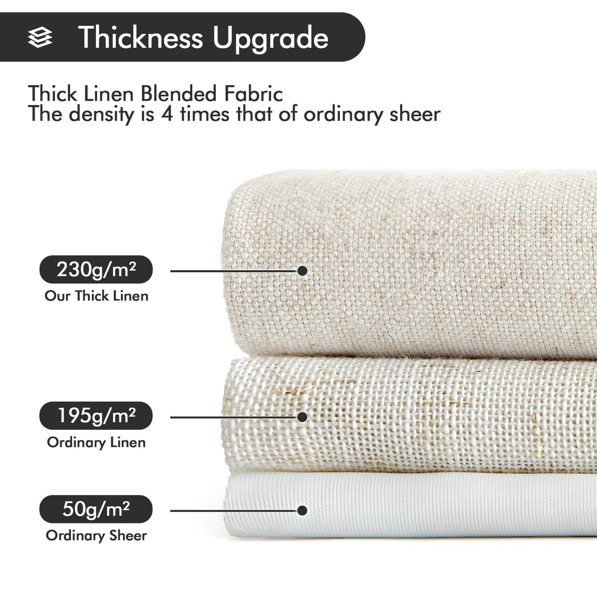 MIULEE curtains are machine washable for easy home care