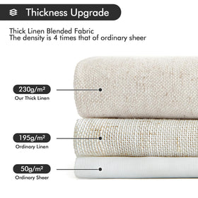 MIULEE curtains are machine washable for easy home care