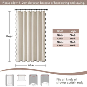 MIULEE machine-washable curtain for easy care and longevity