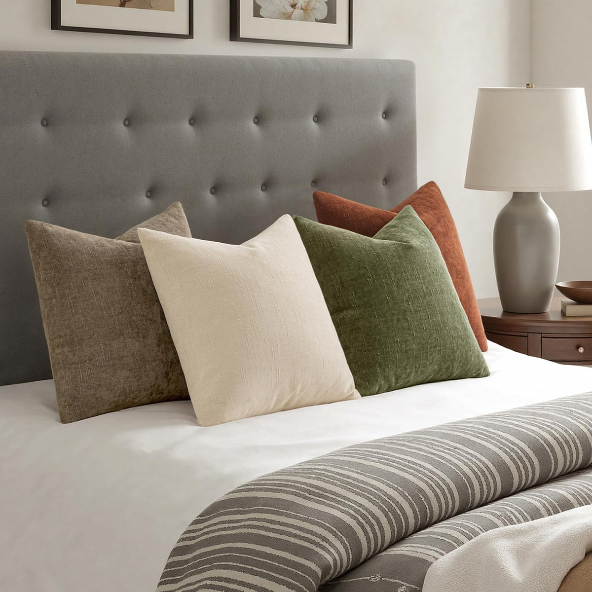 MIULEE nature-inspired color palette fits rustic and boho rooms