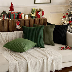 MIULEE nature-inspired green decor pillow cover brings earthy vibes