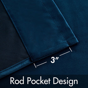 MIULEE rod-pocket curtains provide easy installation and clean lines