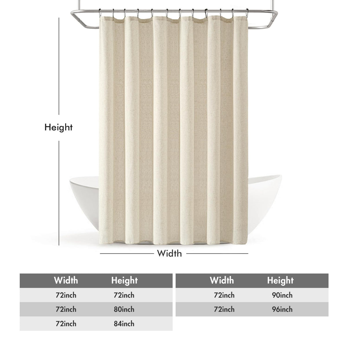 MIULEE neutral tone enhances bathroom decor and creates calm ambience