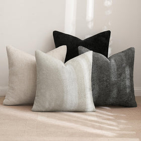 MIULEE neutral decor setup on sofa showcases versatile color for various schemes
