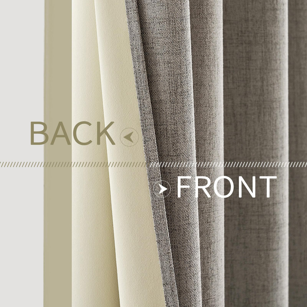 MIULEE curtains reduce noise for a calmer living space.