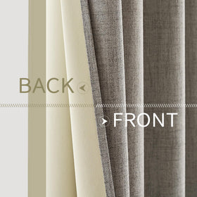 MIULEE curtains reduce noise for a calmer living space.