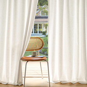 MIULEE privacy linen curtains with two panels diffuse sunlight for a softer space