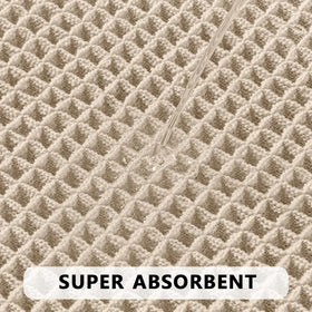 MIULEE mats feature non-slip backing to improve stability on smooth floors.
