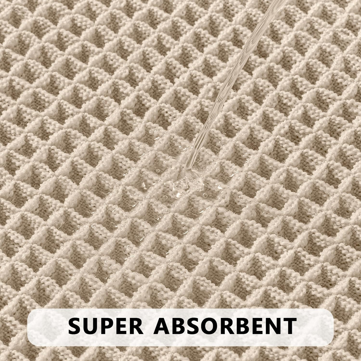 MIULEE mats feature non-slip backing to improve stability on smooth floors.