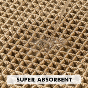 MIULEE non-slip rubber backing provides stable footing on smooth surfaces.