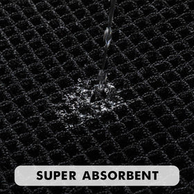 MIULEE non-slip rubber backing provides secure grip on smooth surfaces
