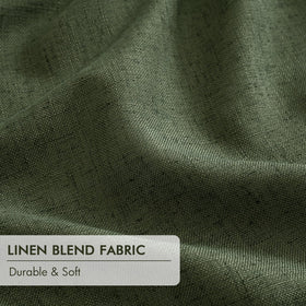 MIULEE olive green memory shape training curtains keep a neat, lasting look.