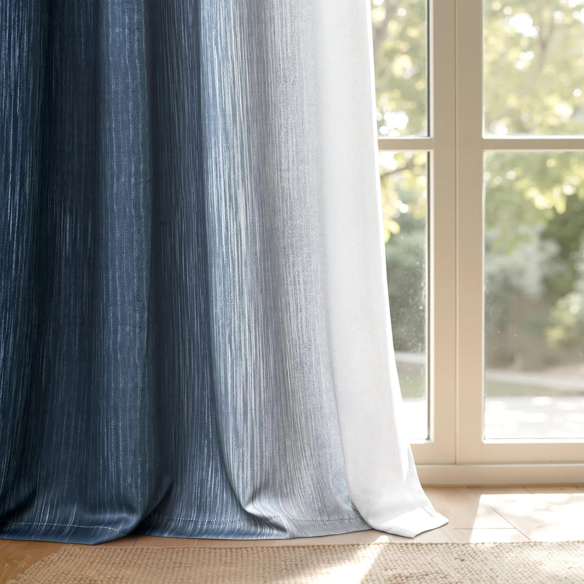 MIULEE ombre design adds a contemporary focal point to decor.