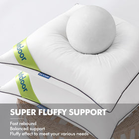 MIULEE outdoor pillow insert 18x18 ideal for outdoor spaces and decks.