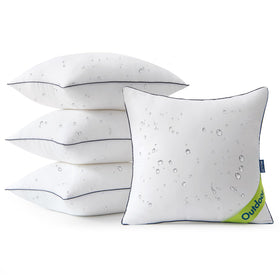 MIULEE outdoor pillow insert 18x18 waterproof keeps cushions dry on patios.