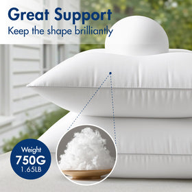 MIULEE 20x20 insert with precision stitching preserves shape and durability.
