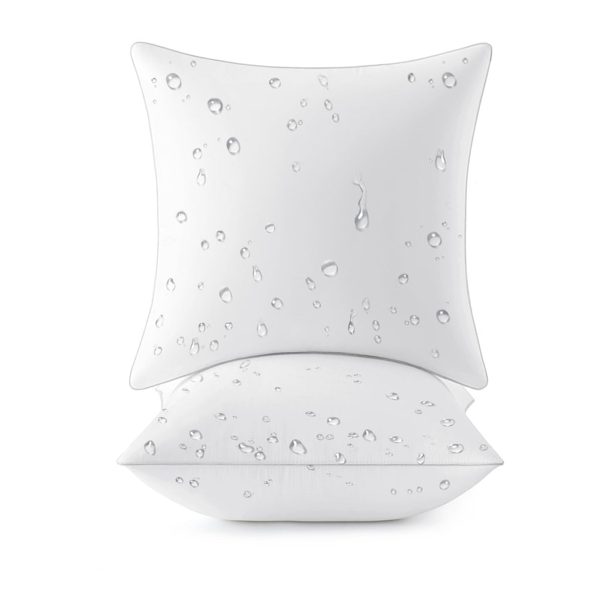 MIULEE outdoor pillow insert with waterproof layer keeps cushions dry outdoors.
