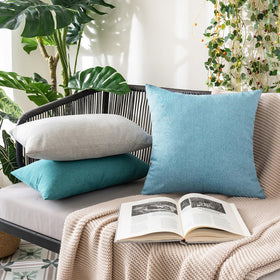 MIULEE two-pack set enables versatile patio styling on sofas or chairs