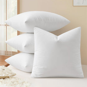 MIULEE pack of 4 20x20 pillow inserts refreshes sofa decor with plush loft.