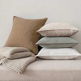 MIULEE pack of four pillow covers enhances boho farmhouse decor style