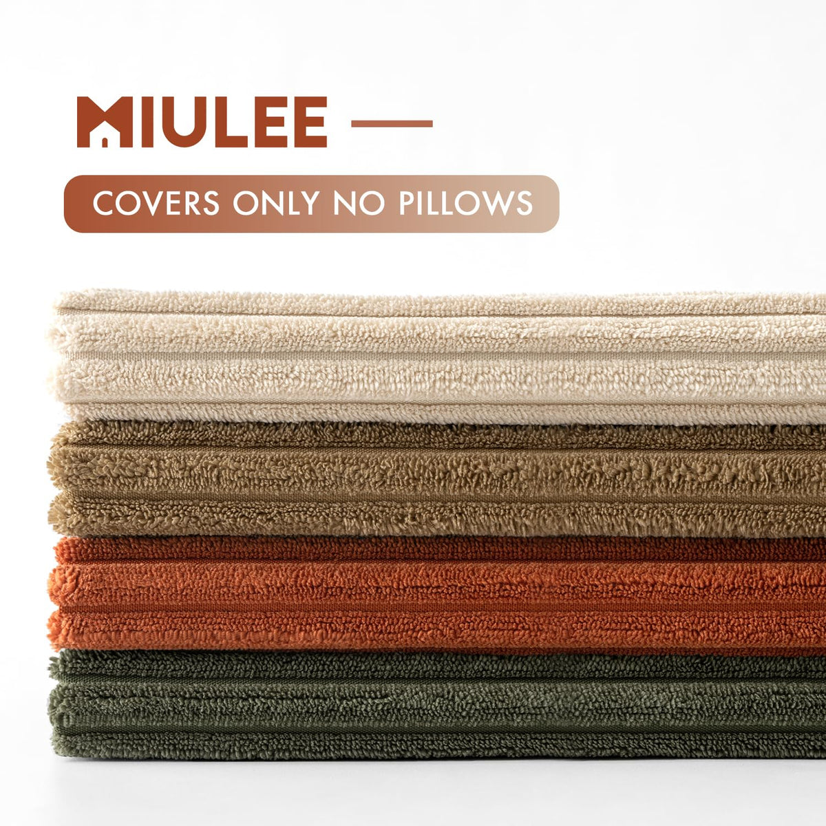MIULEE pack of 4 cushion covers ready to refresh sofa decor