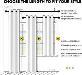 MIULEE paired-panel install shows full coverage for living room or bedroom