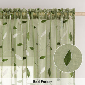 MIULEE curtains pair with blackout drapes for flexible styling options.